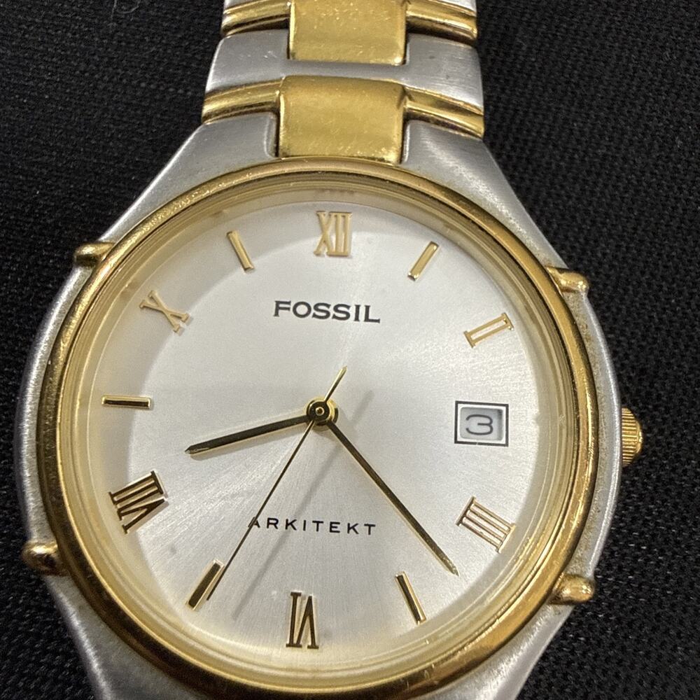 Men’s/Unisex Fossil ARKITEKT FS-2700 6.75-7” Band 35mm Case New Battery (T3)